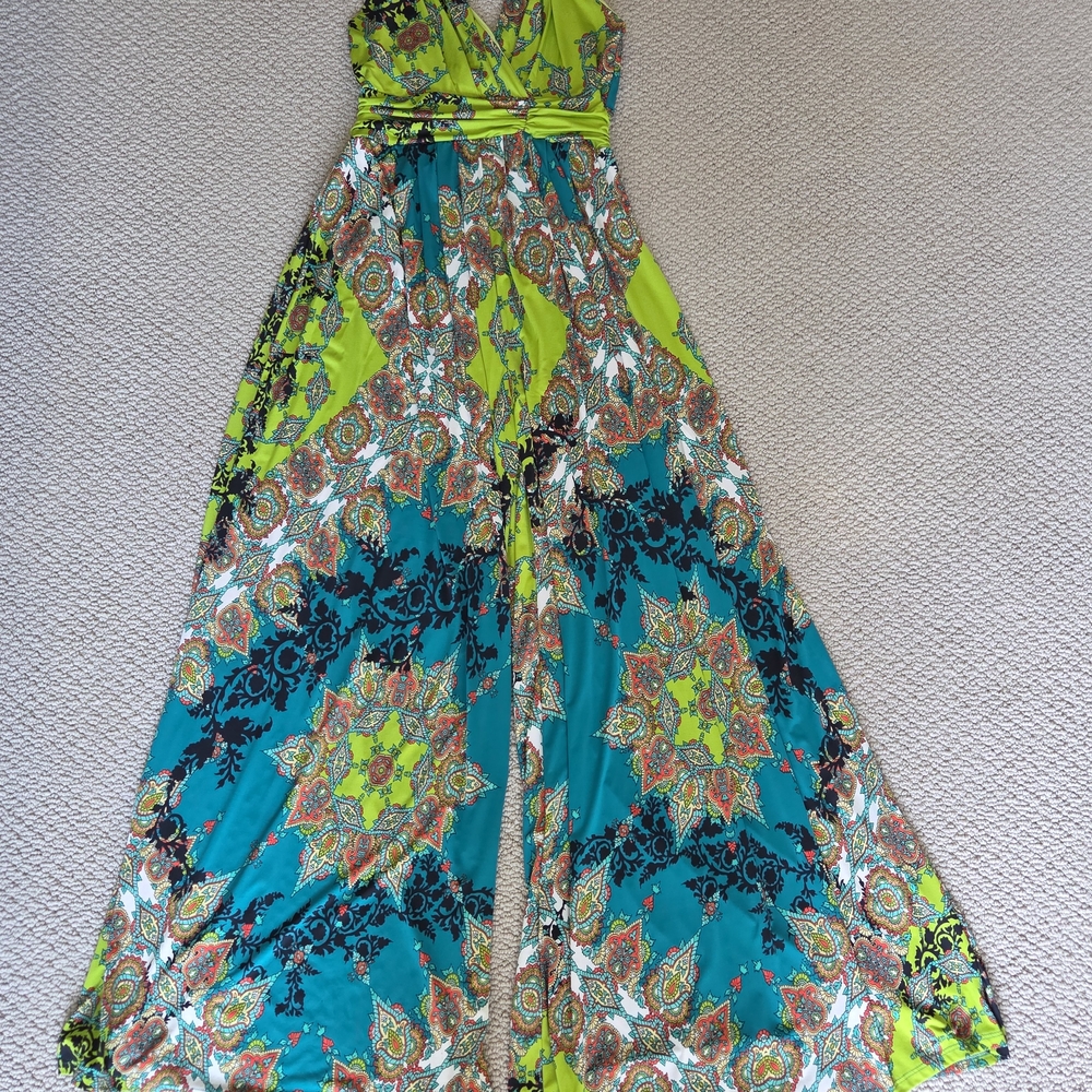 Colorful Patterned Jumpsuit